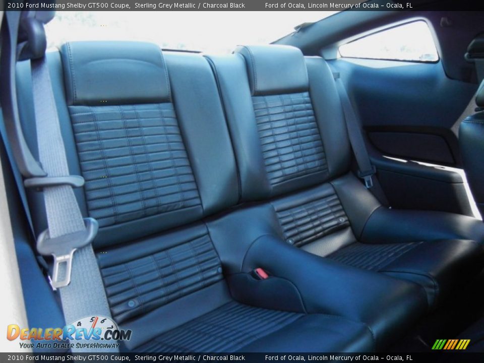 2010 Ford Mustang Shelby GT500 Coupe Sterling Grey Metallic / Charcoal Black Photo #15
