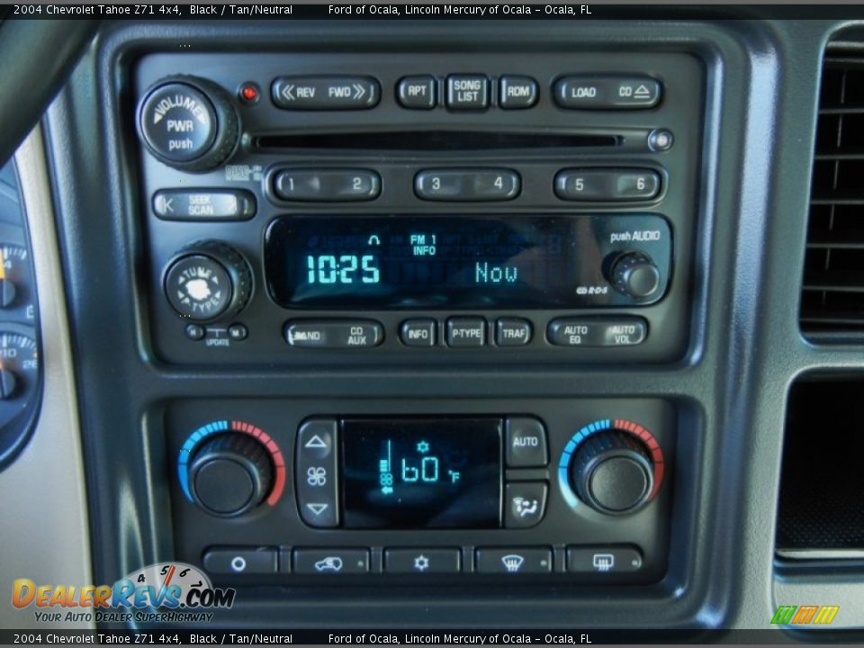 2004 Chevrolet Tahoe Z71 4x4 Black / Tan/Neutral Photo #25