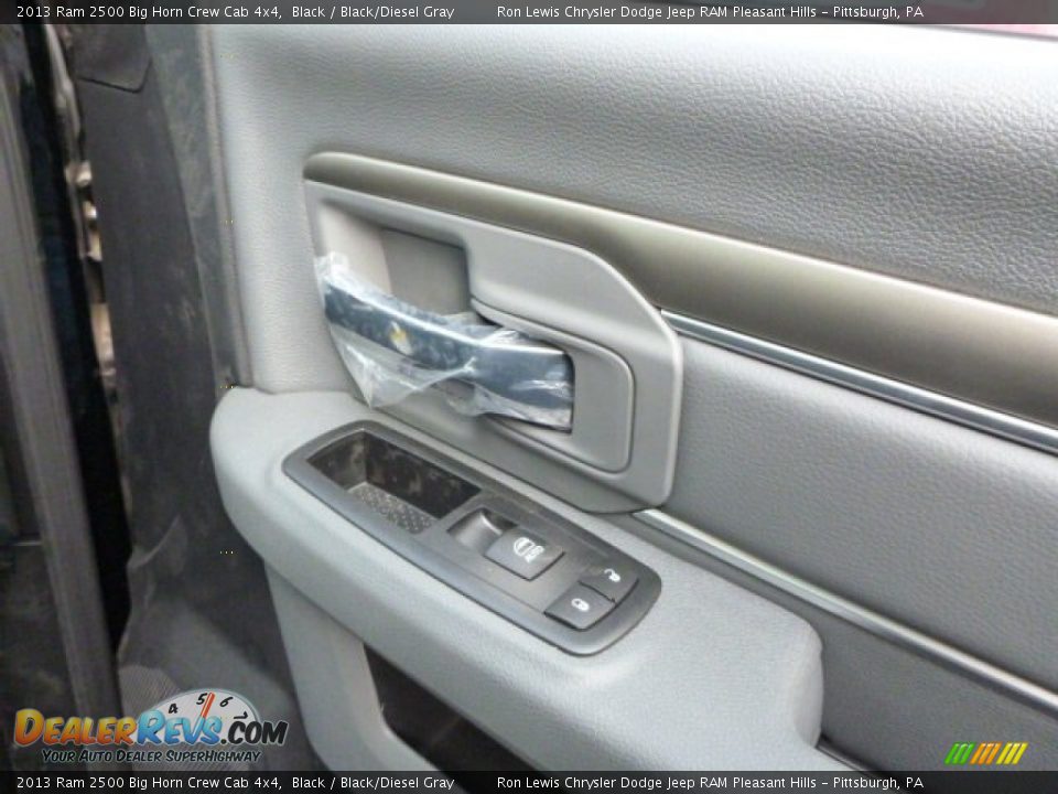 2013 Ram 2500 Big Horn Crew Cab 4x4 Black / Black/Diesel Gray Photo #7