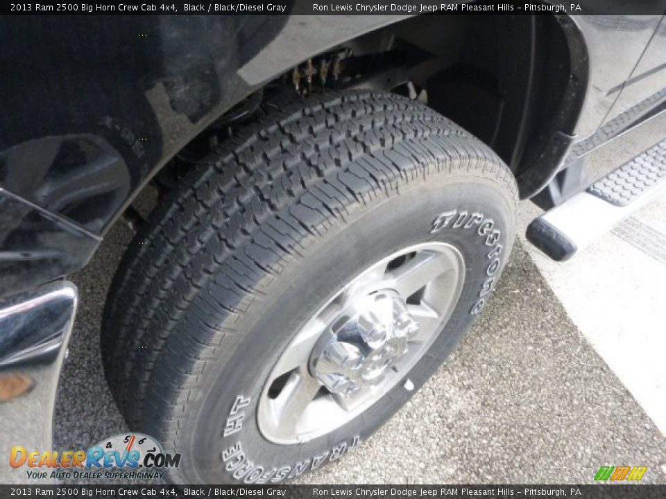 2013 Ram 2500 Big Horn Crew Cab 4x4 Black / Black/Diesel Gray Photo #10