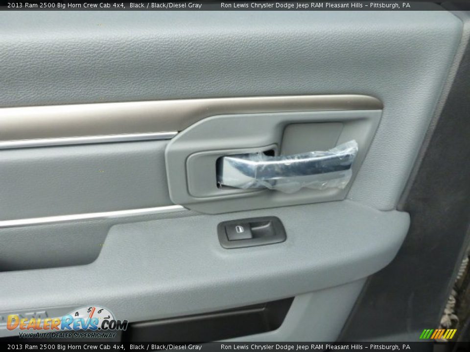2013 Ram 2500 Big Horn Crew Cab 4x4 Black / Black/Diesel Gray Photo #14