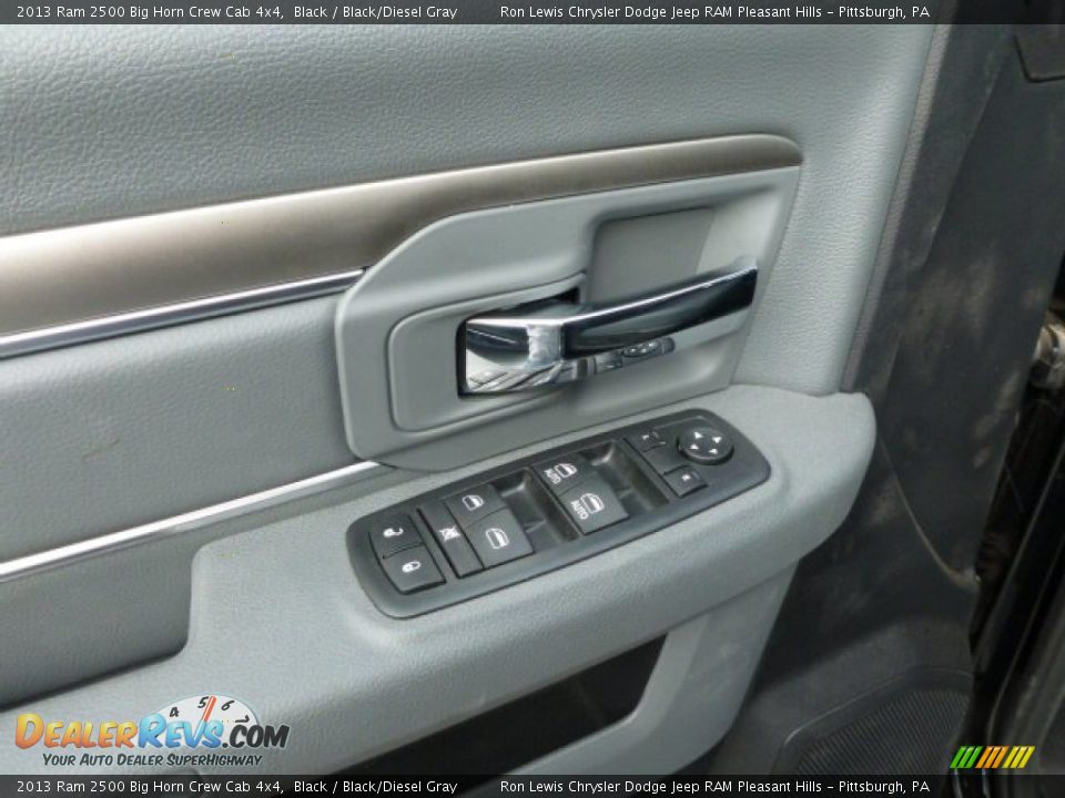 2013 Ram 2500 Big Horn Crew Cab 4x4 Black / Black/Diesel Gray Photo #15