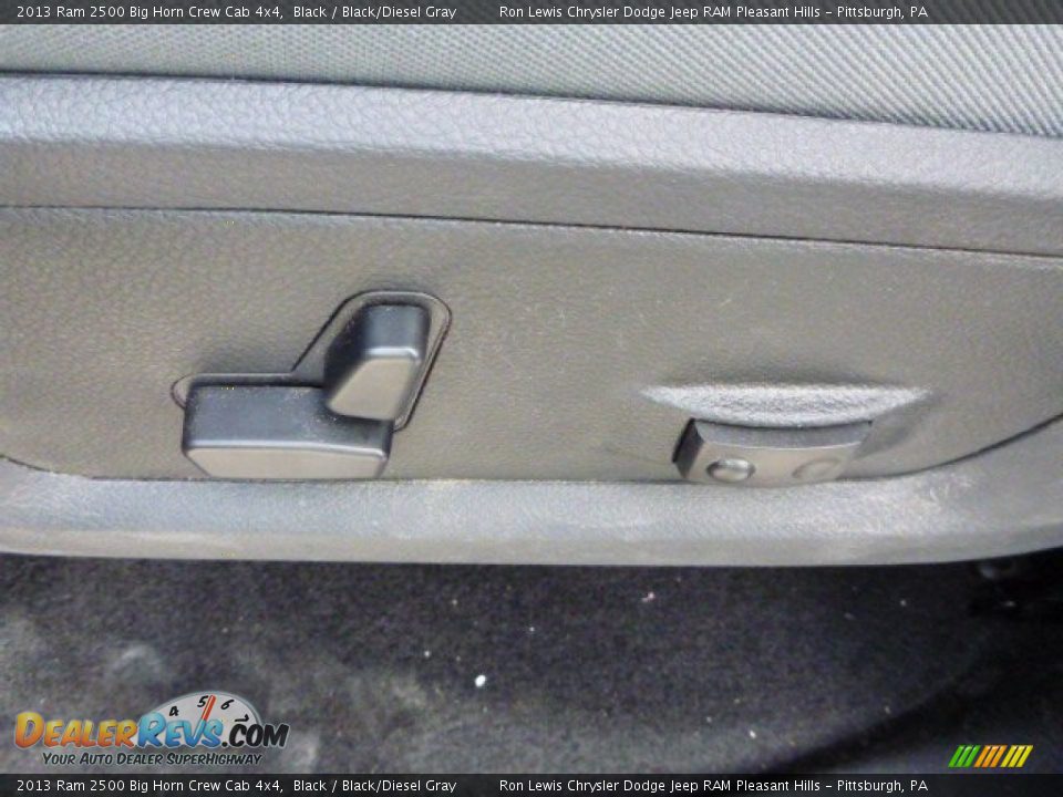 2013 Ram 2500 Big Horn Crew Cab 4x4 Black / Black/Diesel Gray Photo #16