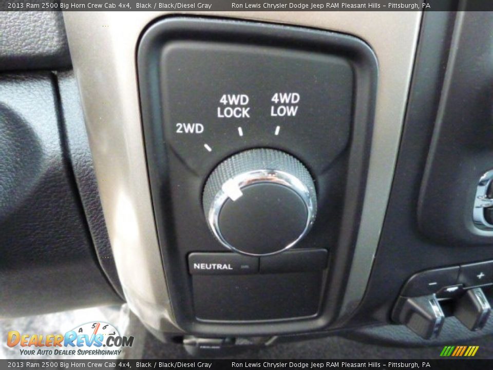 2013 Ram 2500 Big Horn Crew Cab 4x4 Black / Black/Diesel Gray Photo #18