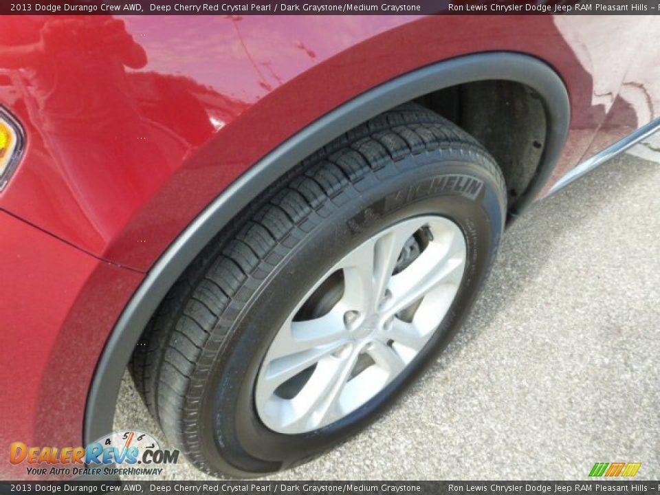 2013 Dodge Durango Crew AWD Deep Cherry Red Crystal Pearl / Dark Graystone/Medium Graystone Photo #9