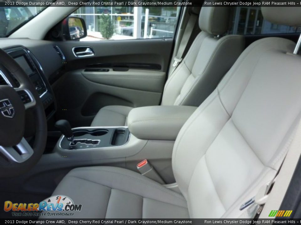 2013 Dodge Durango Crew AWD Deep Cherry Red Crystal Pearl / Dark Graystone/Medium Graystone Photo #10