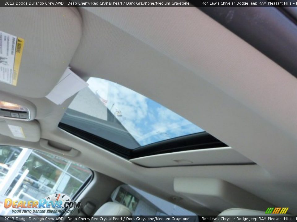 2013 Dodge Durango Crew AWD Deep Cherry Red Crystal Pearl / Dark Graystone/Medium Graystone Photo #16