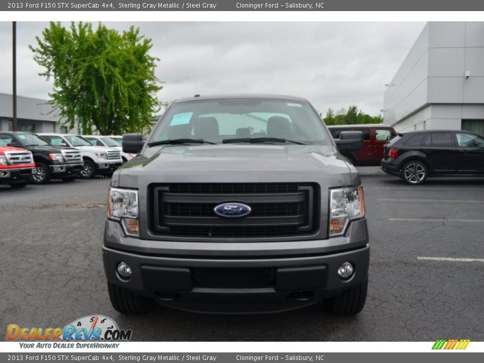 2013 Ford F150 STX SuperCab 4x4 Sterling Gray Metallic / Steel Gray Photo #7