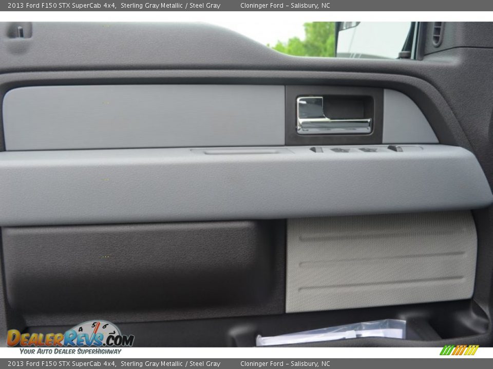 2013 Ford F150 STX SuperCab 4x4 Sterling Gray Metallic / Steel Gray Photo #8