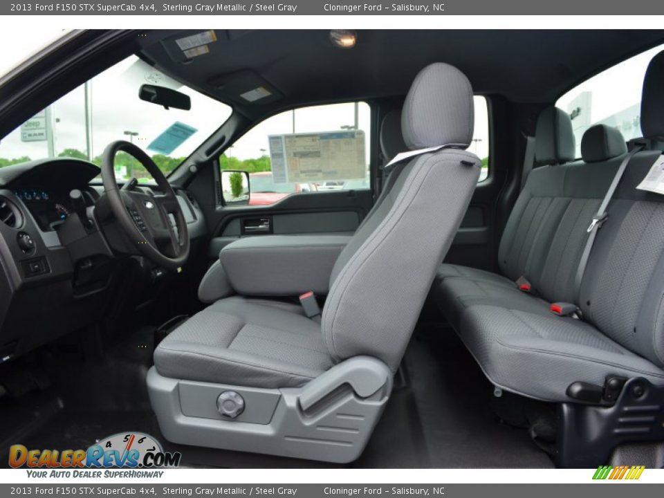 2013 Ford F150 STX SuperCab 4x4 Sterling Gray Metallic / Steel Gray Photo #11