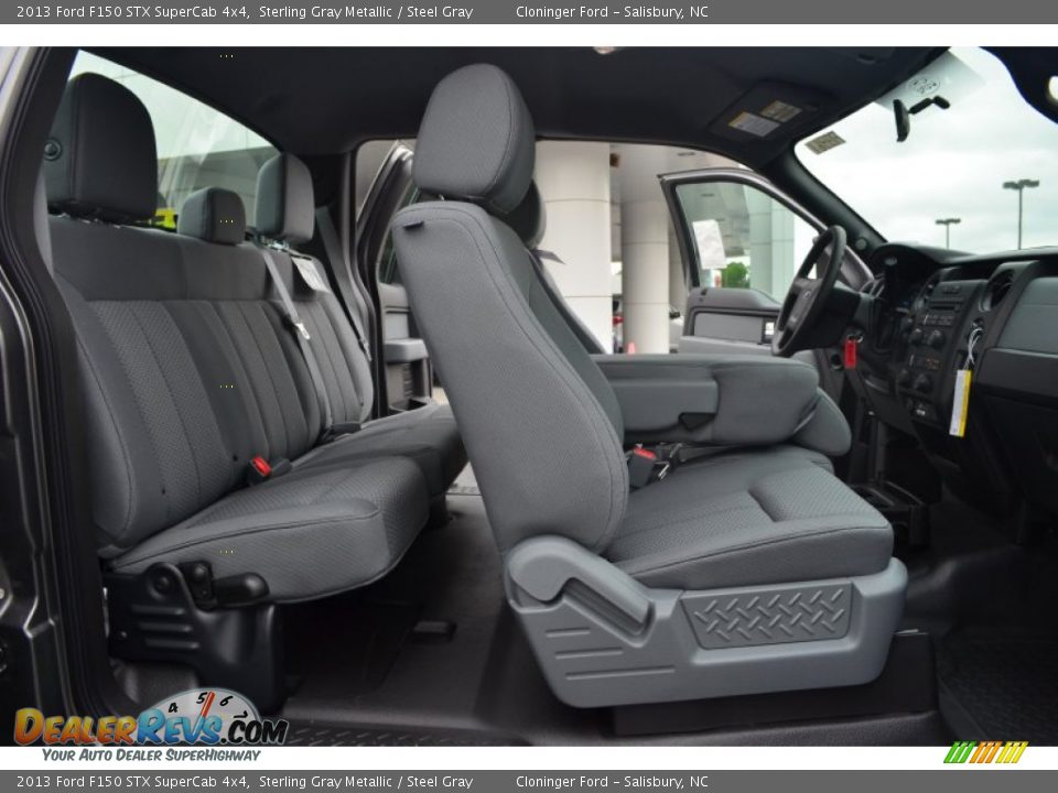 2013 Ford F150 STX SuperCab 4x4 Sterling Gray Metallic / Steel Gray Photo #12
