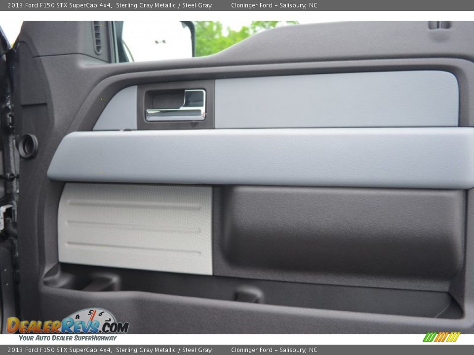 2013 Ford F150 STX SuperCab 4x4 Sterling Gray Metallic / Steel Gray Photo #14