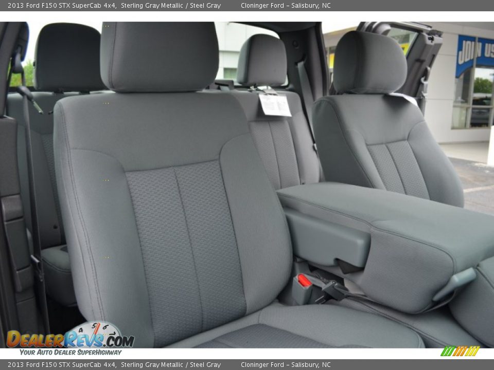 2013 Ford F150 STX SuperCab 4x4 Sterling Gray Metallic / Steel Gray Photo #15