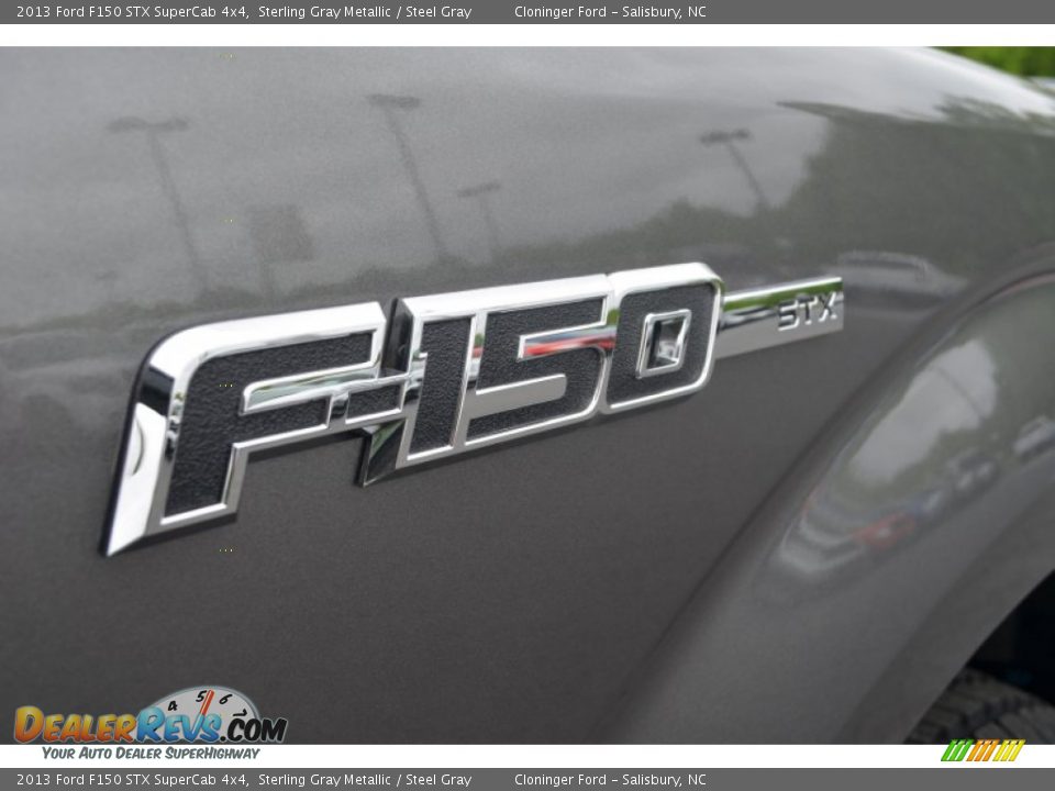 2013 Ford F150 STX SuperCab 4x4 Sterling Gray Metallic / Steel Gray Photo #16