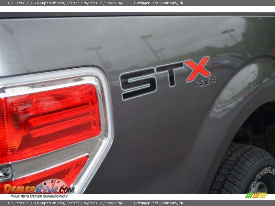 2013 Ford F150 STX SuperCab 4x4 Sterling Gray Metallic / Steel Gray Photo #18