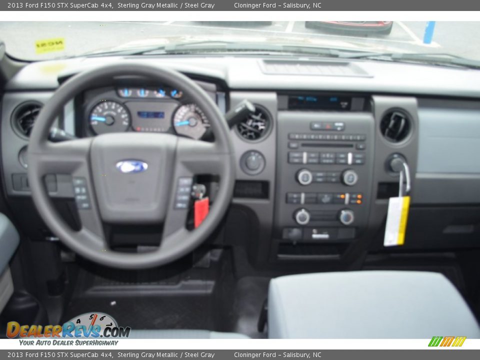 2013 Ford F150 STX SuperCab 4x4 Sterling Gray Metallic / Steel Gray Photo #22