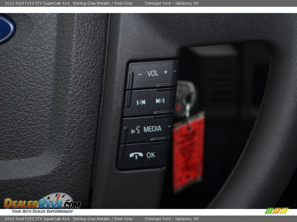2013 Ford F150 STX SuperCab 4x4 Sterling Gray Metallic / Steel Gray Photo #26