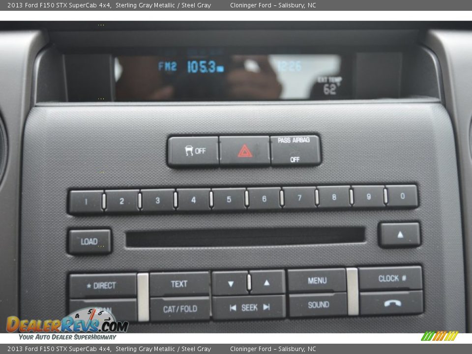 2013 Ford F150 STX SuperCab 4x4 Sterling Gray Metallic / Steel Gray Photo #30