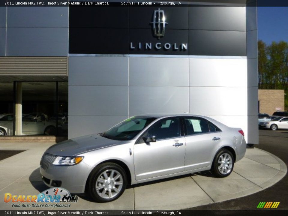 2011 Lincoln MKZ FWD Ingot Silver Metallic / Dark Charcoal Photo #1