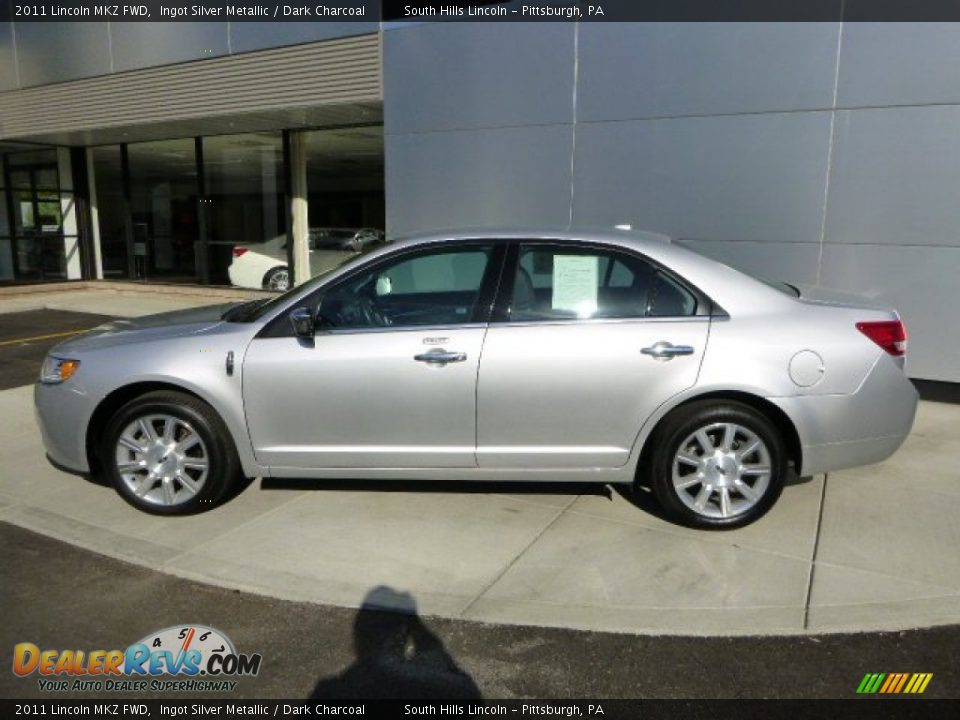2011 Lincoln MKZ FWD Ingot Silver Metallic / Dark Charcoal Photo #2