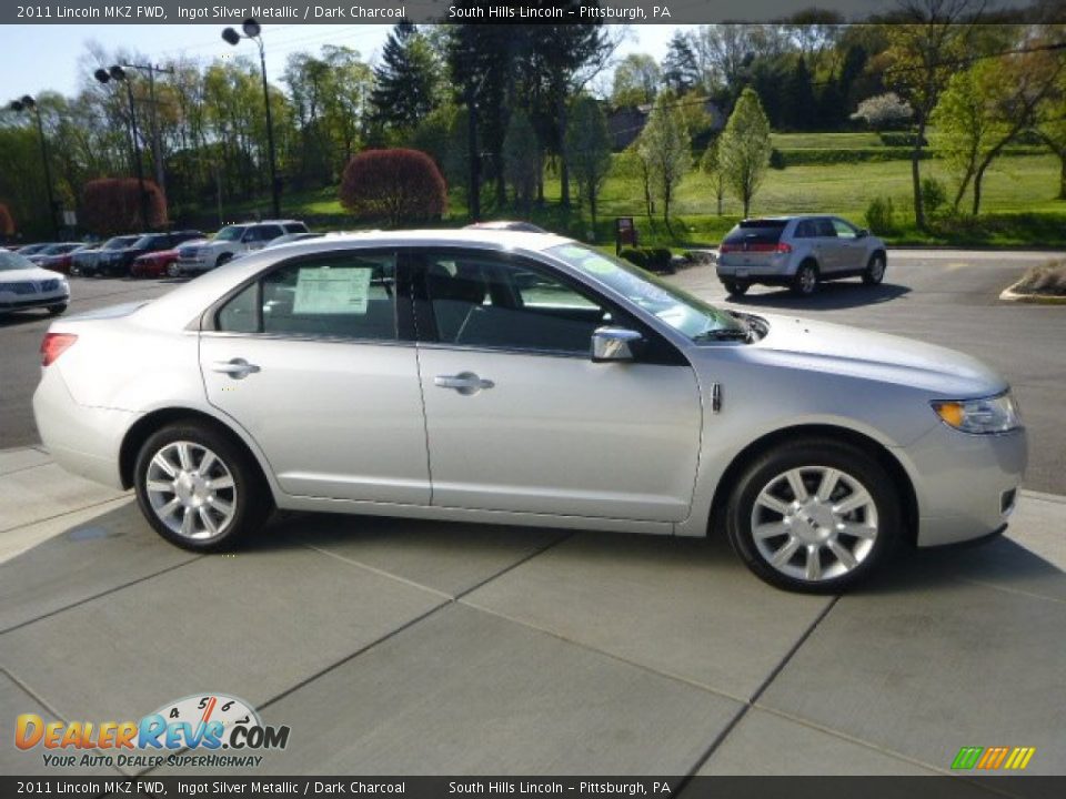 2011 Lincoln MKZ FWD Ingot Silver Metallic / Dark Charcoal Photo #6