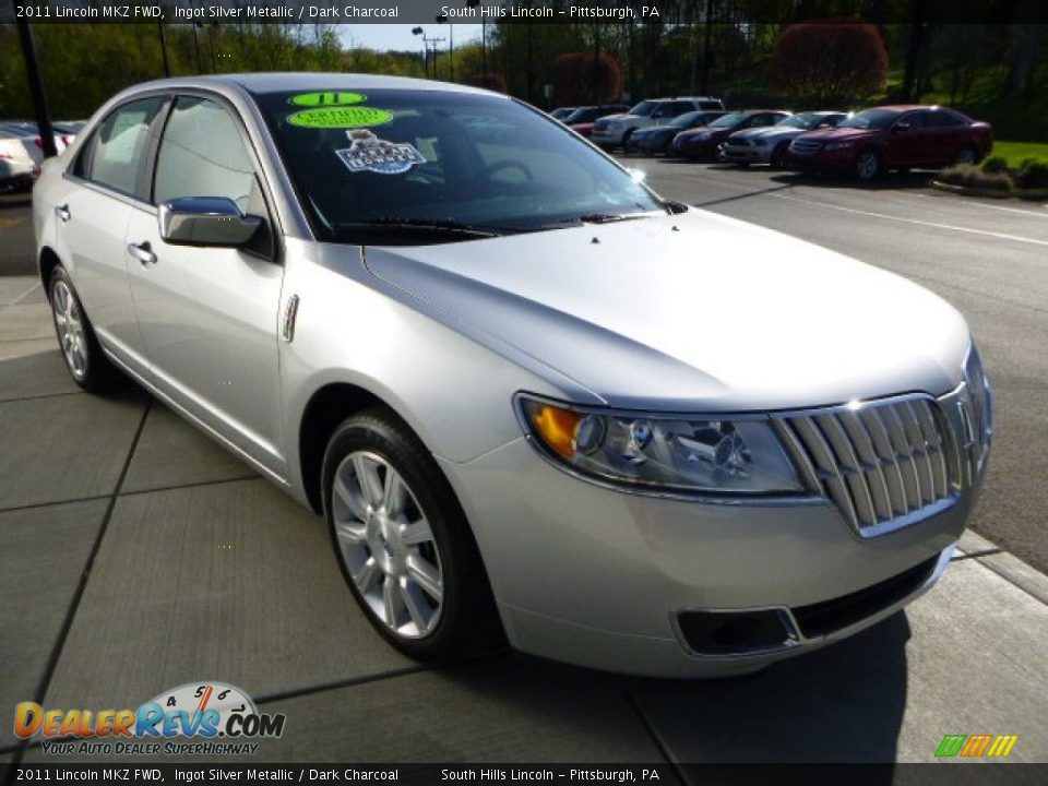 2011 Lincoln MKZ FWD Ingot Silver Metallic / Dark Charcoal Photo #7