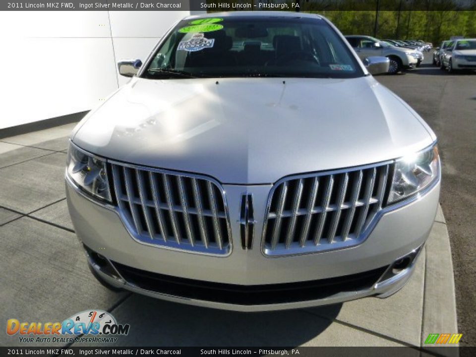 2011 Lincoln MKZ FWD Ingot Silver Metallic / Dark Charcoal Photo #8