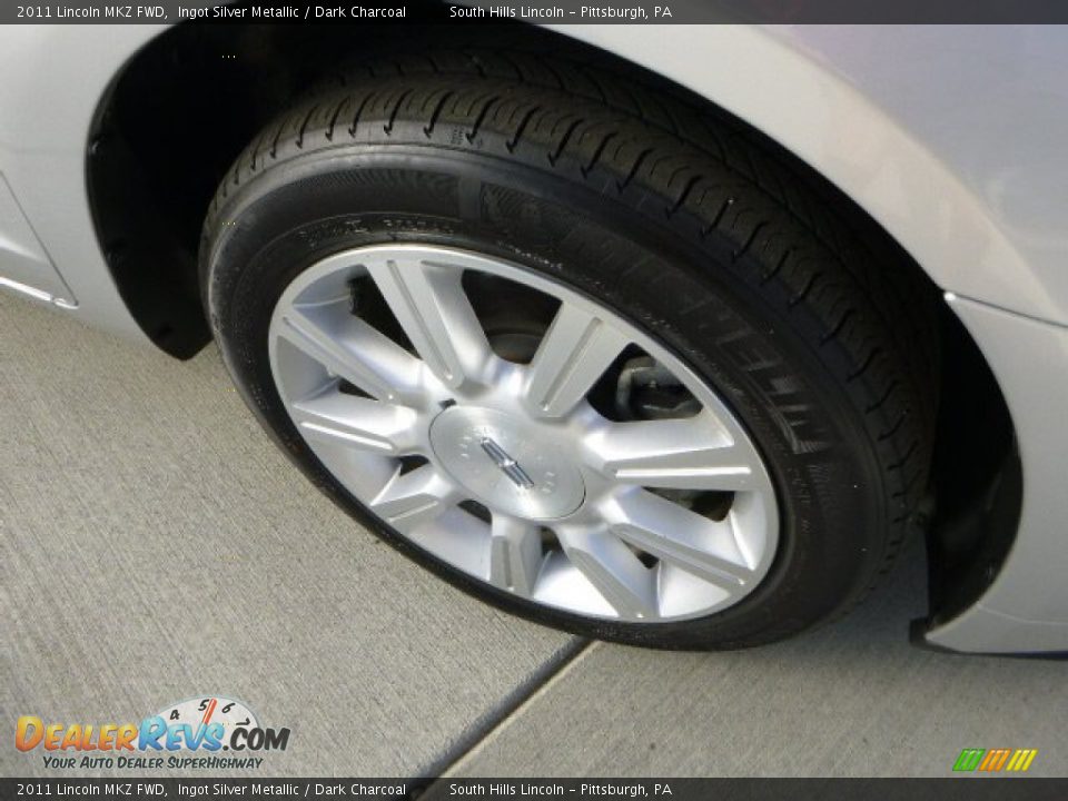 2011 Lincoln MKZ FWD Ingot Silver Metallic / Dark Charcoal Photo #9
