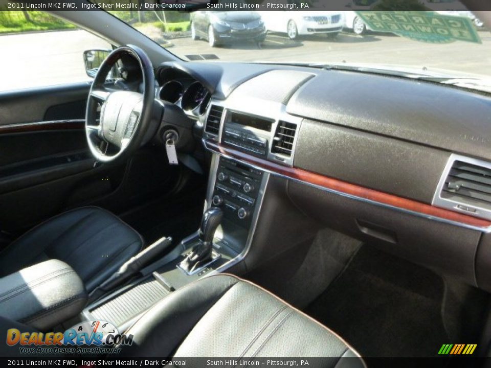 2011 Lincoln MKZ FWD Ingot Silver Metallic / Dark Charcoal Photo #11