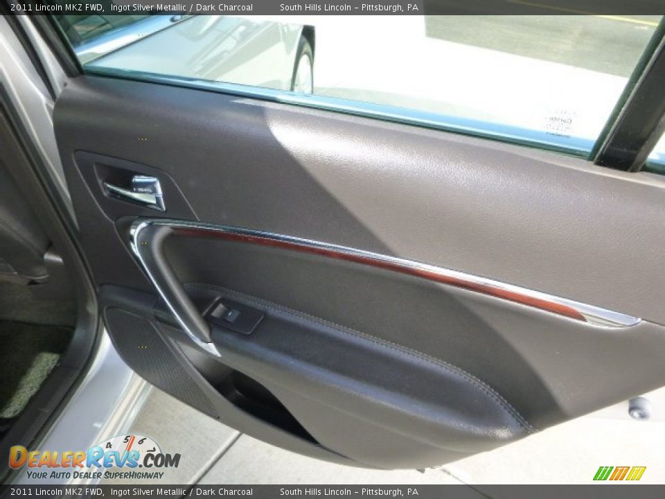 2011 Lincoln MKZ FWD Ingot Silver Metallic / Dark Charcoal Photo #14