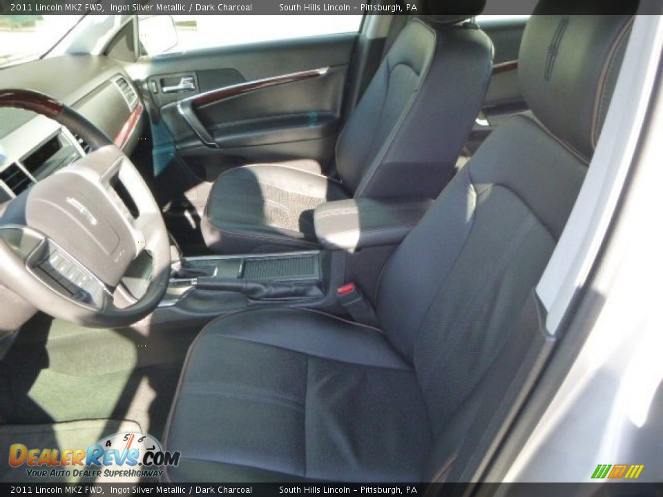 2011 Lincoln MKZ FWD Ingot Silver Metallic / Dark Charcoal Photo #15