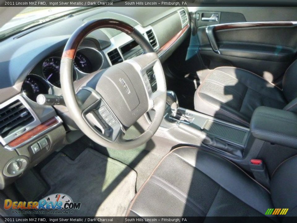 2011 Lincoln MKZ FWD Ingot Silver Metallic / Dark Charcoal Photo #20