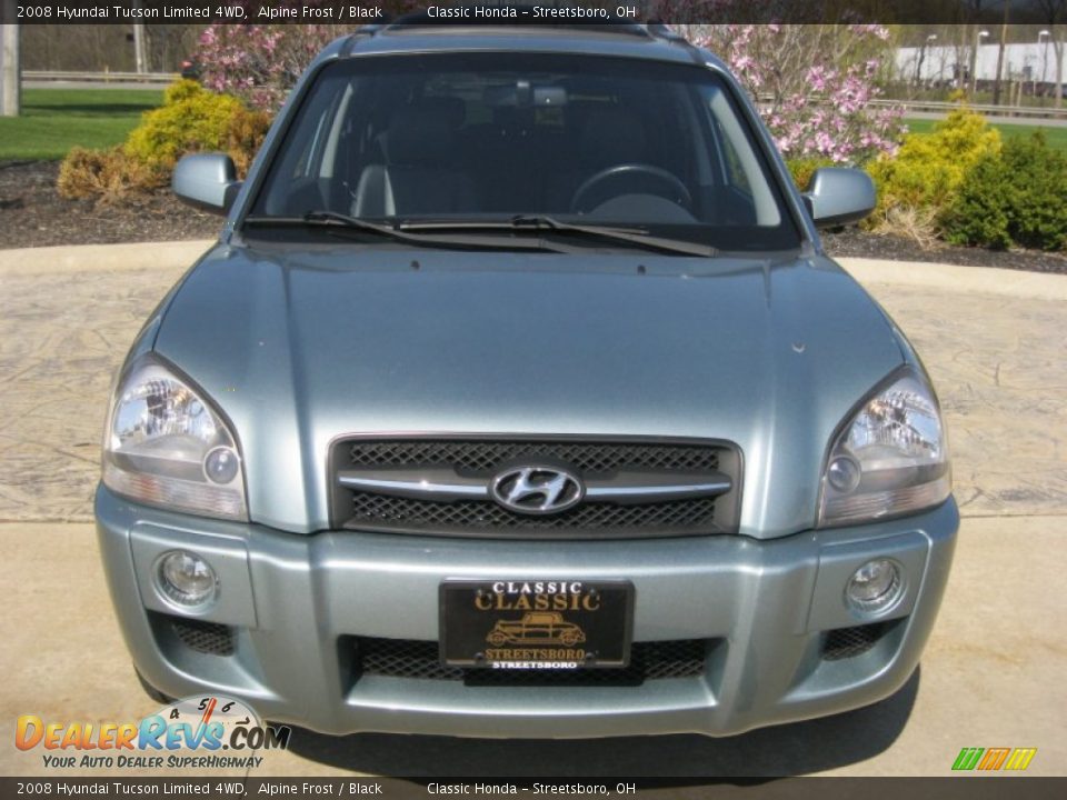 2008 Hyundai Tucson Limited 4WD Alpine Frost / Black Photo #2