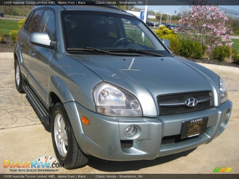 2008 Hyundai Tucson Limited 4WD Alpine Frost / Black Photo #3