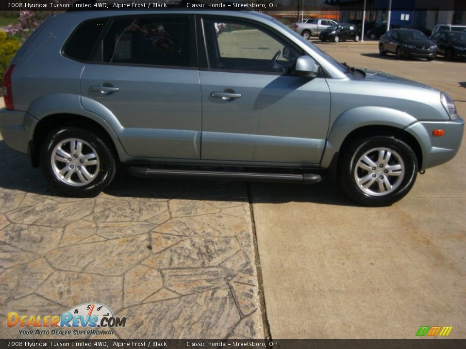 2008 Hyundai Tucson Limited 4WD Alpine Frost / Black Photo #4