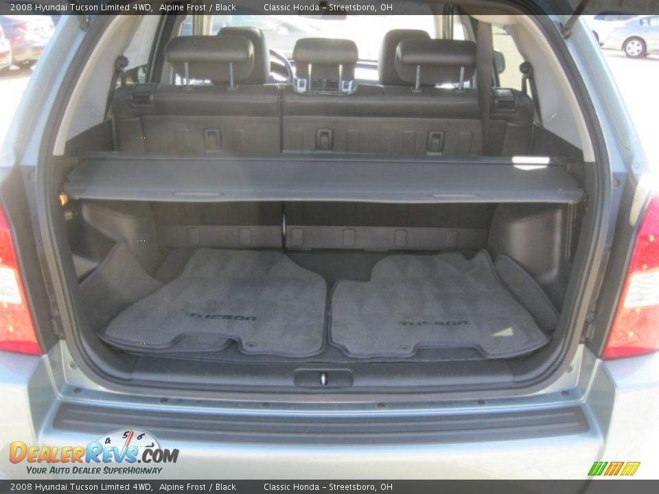 2008 Hyundai Tucson Limited 4WD Alpine Frost / Black Photo #13