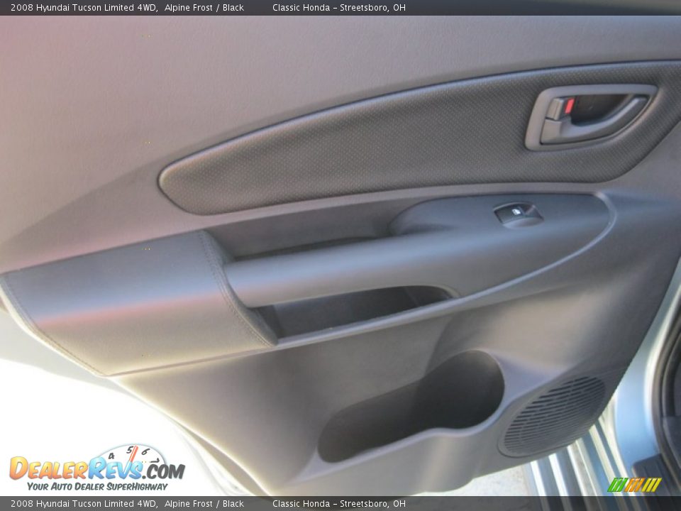 2008 Hyundai Tucson Limited 4WD Alpine Frost / Black Photo #28