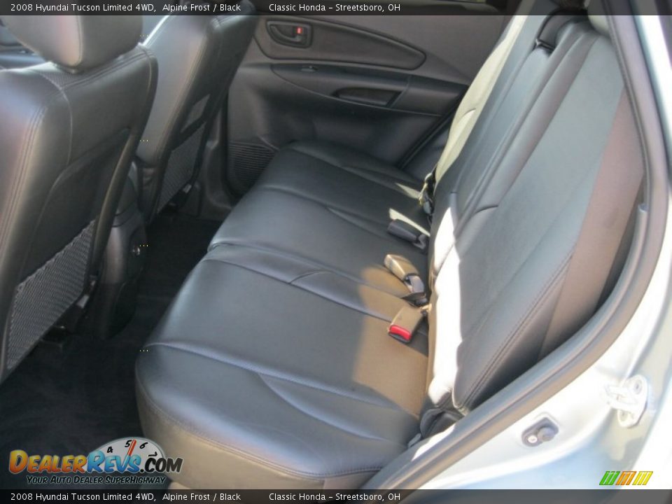 2008 Hyundai Tucson Limited 4WD Alpine Frost / Black Photo #29