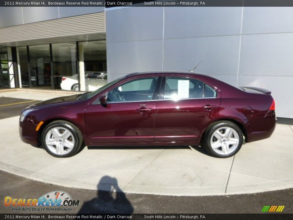 Bordeaux Reserve Red Metallic 2011 Mercury Milan I4 Photo #2
