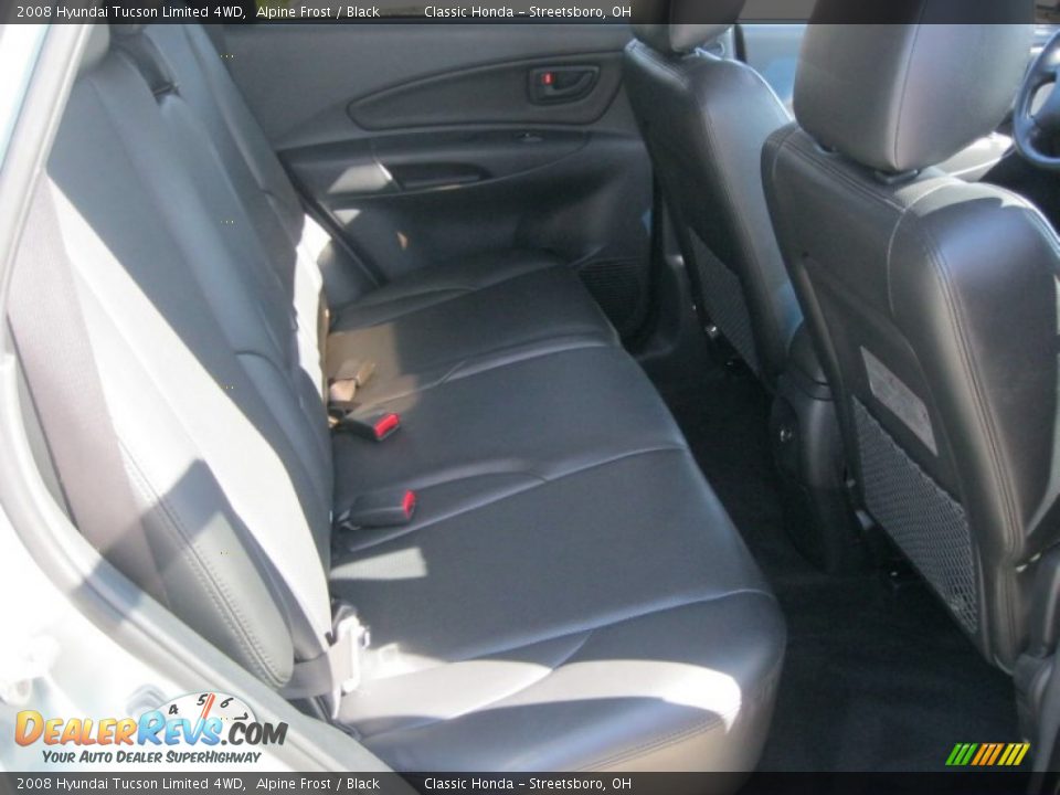 2008 Hyundai Tucson Limited 4WD Alpine Frost / Black Photo #30