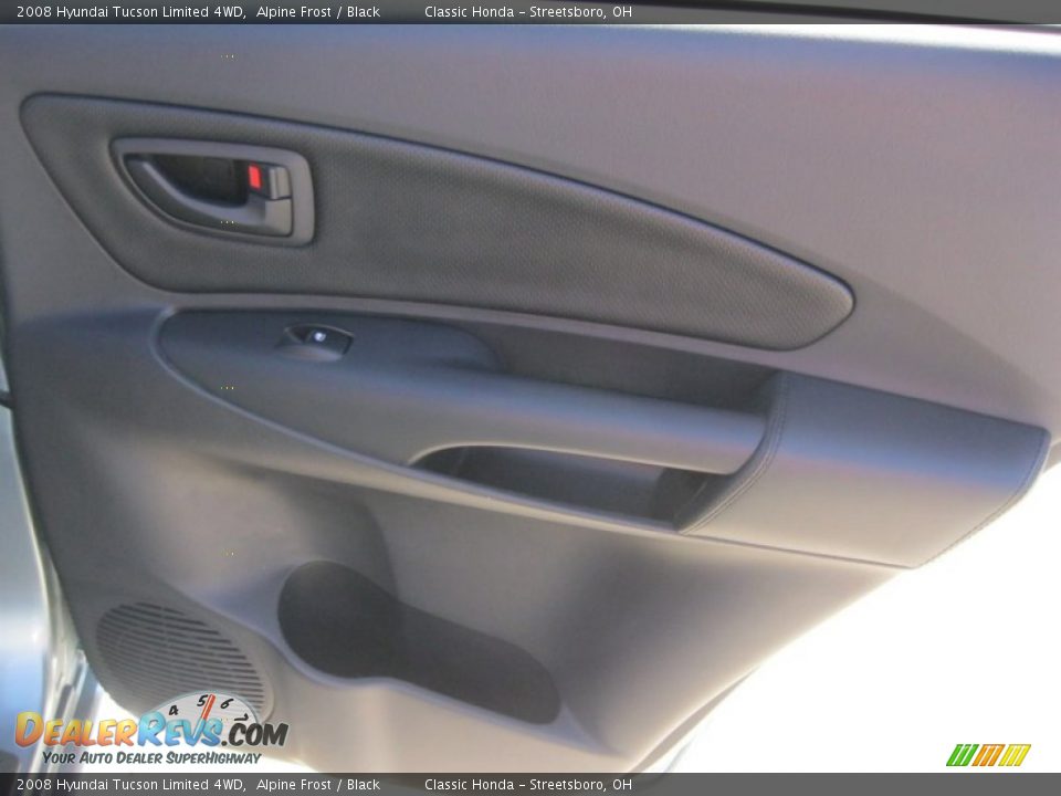 2008 Hyundai Tucson Limited 4WD Alpine Frost / Black Photo #31