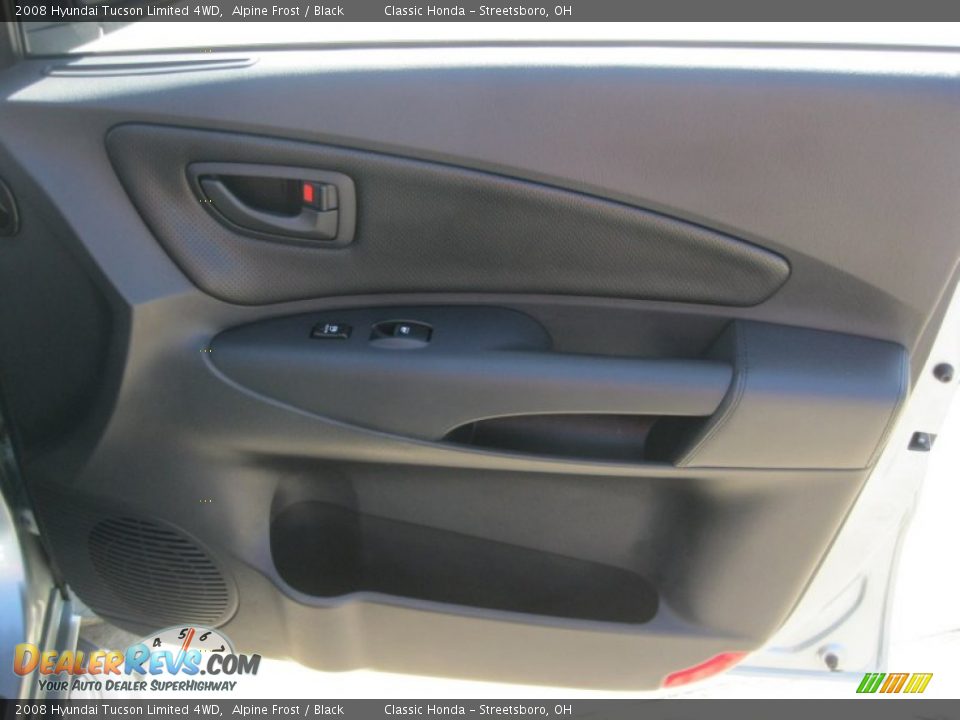 2008 Hyundai Tucson Limited 4WD Alpine Frost / Black Photo #32