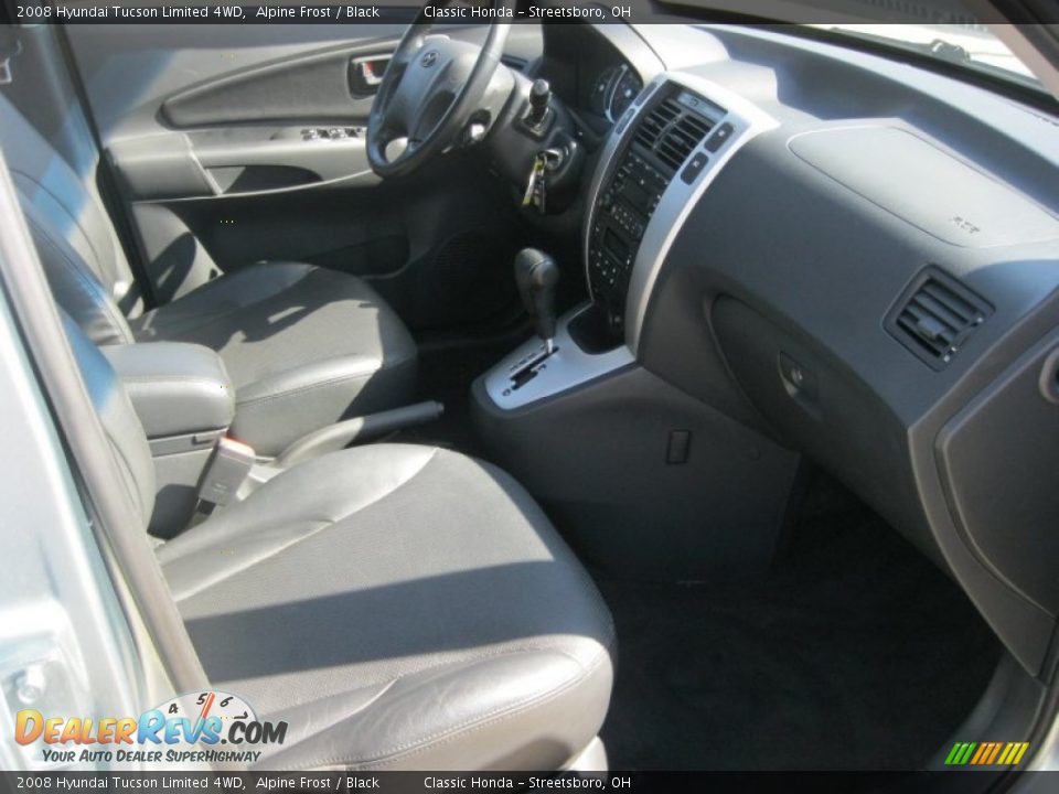 2008 Hyundai Tucson Limited 4WD Alpine Frost / Black Photo #33