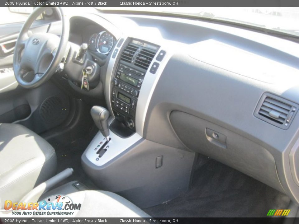 2008 Hyundai Tucson Limited 4WD Alpine Frost / Black Photo #34