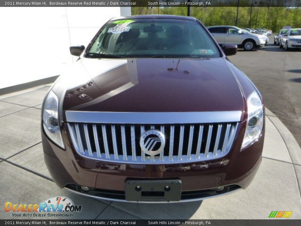 2011 Mercury Milan I4 Bordeaux Reserve Red Metallic / Dark Charcoal Photo #8