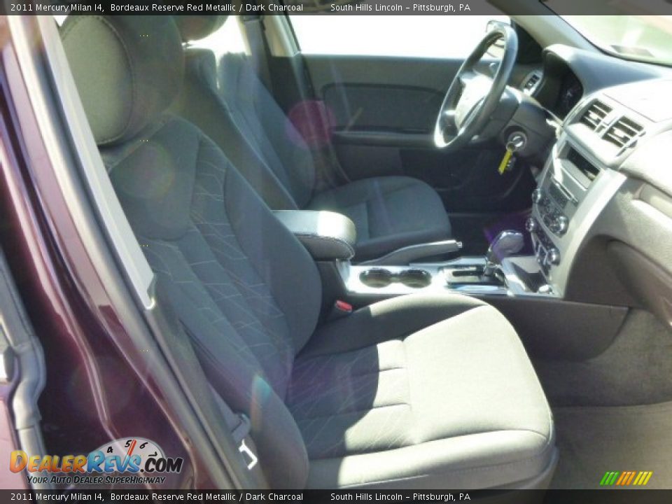 2011 Mercury Milan I4 Bordeaux Reserve Red Metallic / Dark Charcoal Photo #10