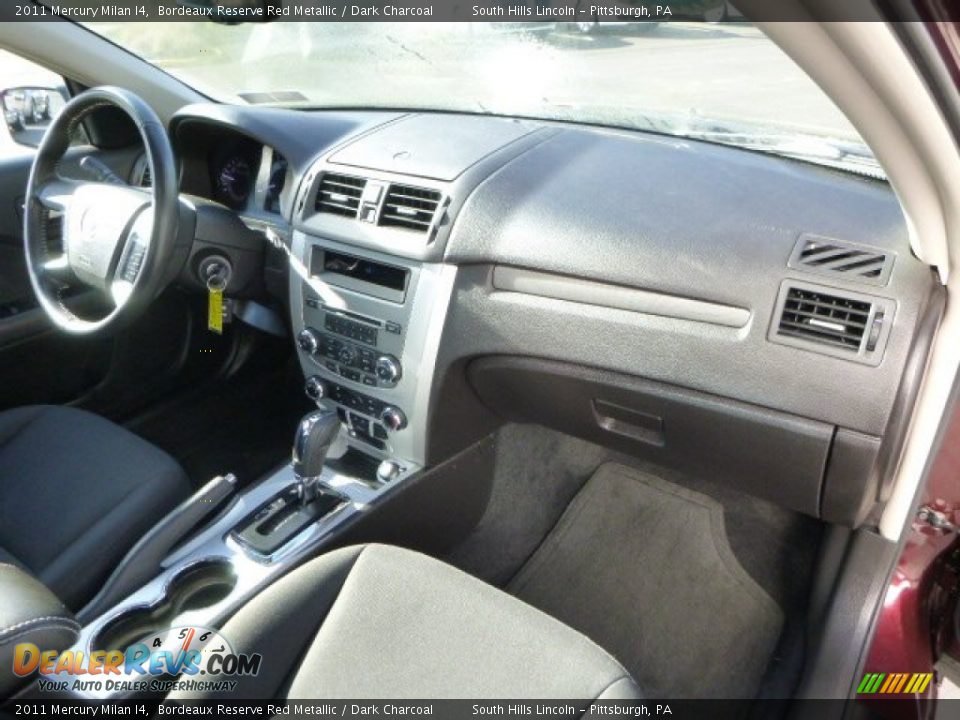 2011 Mercury Milan I4 Bordeaux Reserve Red Metallic / Dark Charcoal Photo #11