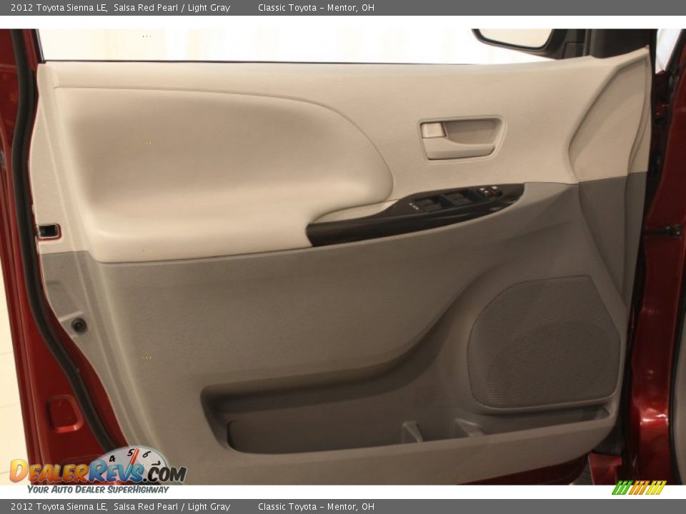 2012 Toyota Sienna LE Salsa Red Pearl / Light Gray Photo #4