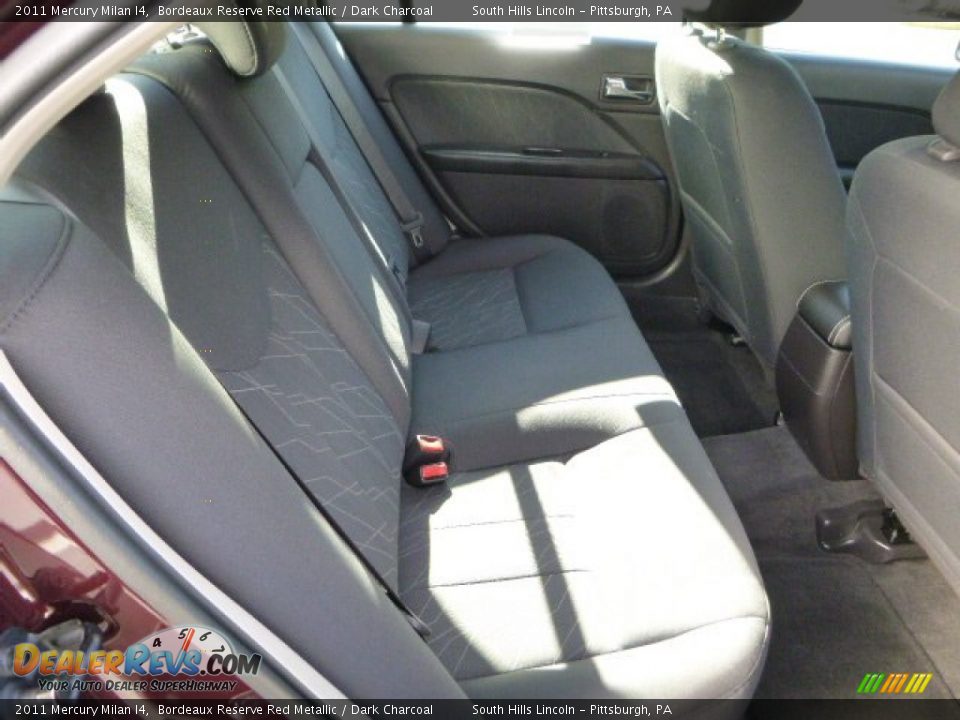 2011 Mercury Milan I4 Bordeaux Reserve Red Metallic / Dark Charcoal Photo #13