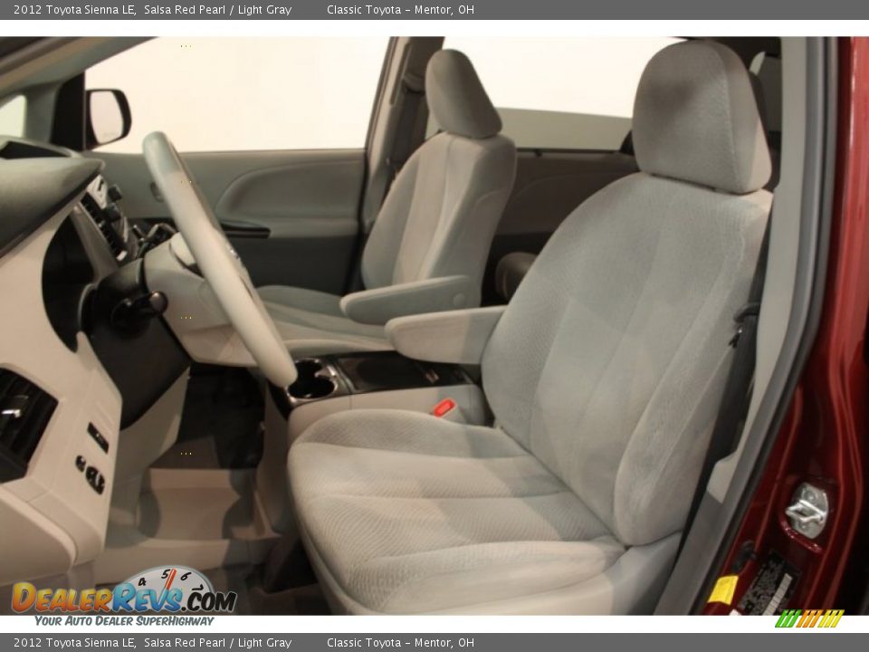 2012 Toyota Sienna LE Salsa Red Pearl / Light Gray Photo #5